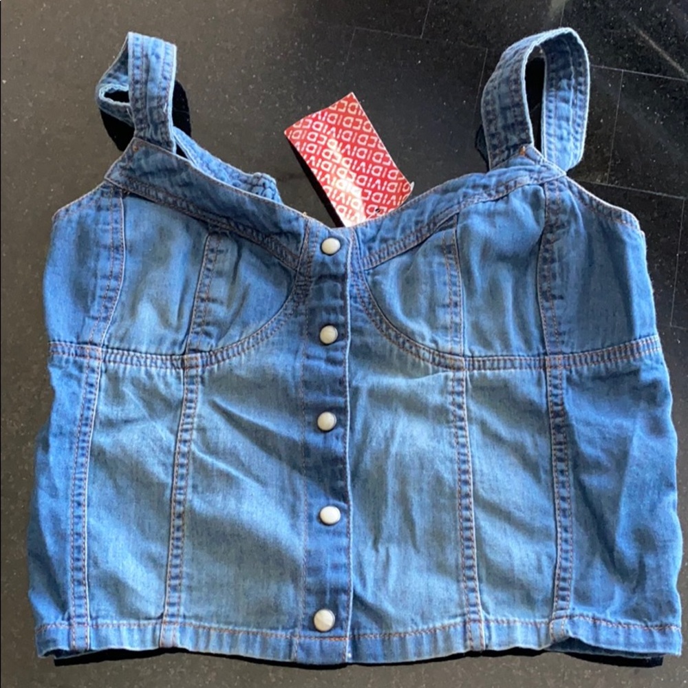 DENIM Crop Top